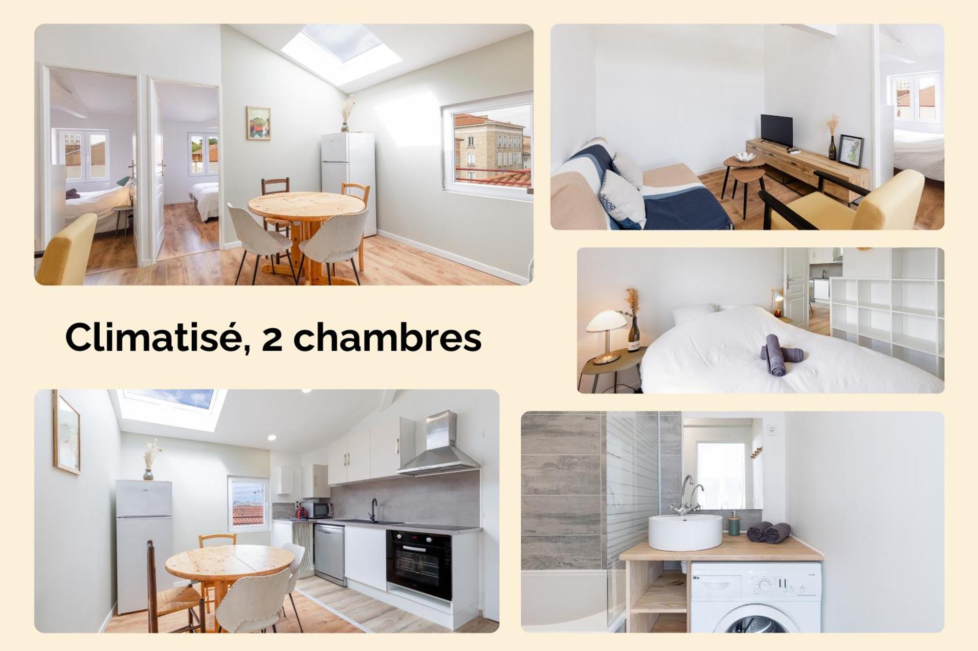 Appartement Climatise 2 Chambres Villefranche-sur-Saône المظهر الخارجي الصورة